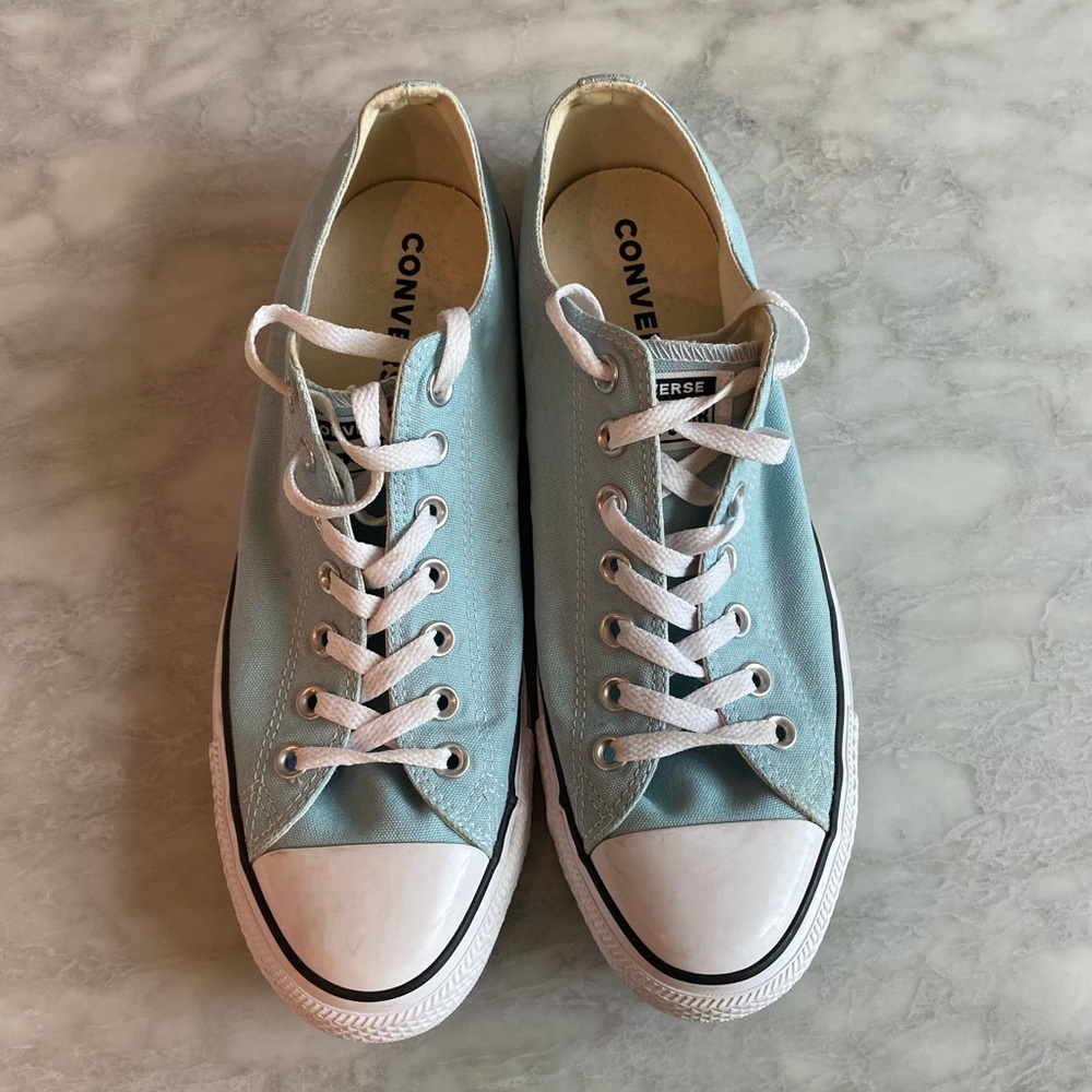 Converse Chuck Taylor All Star Light Blue Mens 9.5 Womens 11.5